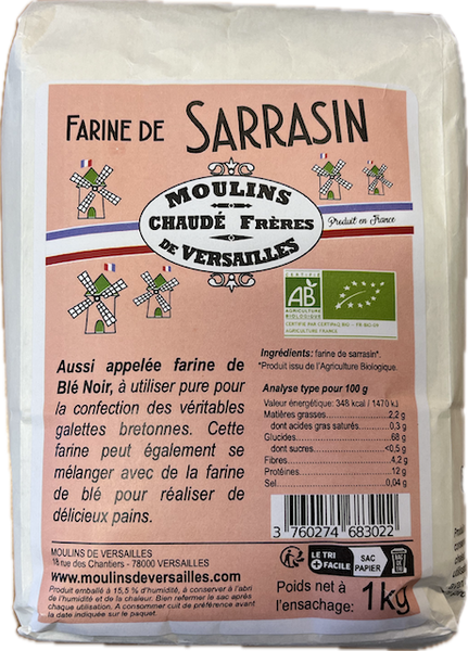 Farine biologique de Sarrasin - 1kg