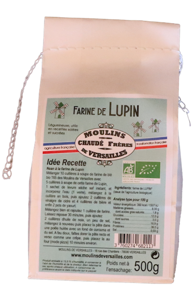 Farine BIO de Lupin - 500g – Moulins de Versailles