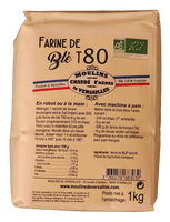 Farine biologique de blé T80 - 1kg