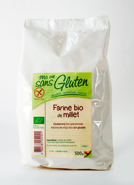 Farine de Millet Bio - Sans Gluten - 500 g