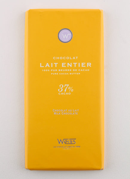 Chocolat Lait Entier 37% tablette