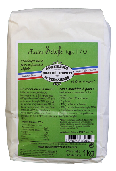 Farine de Seigle T170 - 1kg