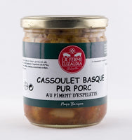 DISPONIBLE AU MOULIN -  Cassoulet basque pur porc - 380 g